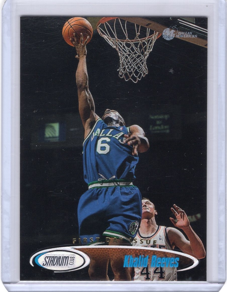 1998-99 Stadium Club First Day Issue #28 Khalid Reeves 173/200 (corner ding)
