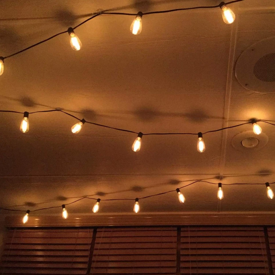 Vintage St40 Light Bulbs 25 Count 7W E12 Base Warm White Indoor Outdoor Use - Image 4 of 4