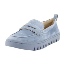 Vionic Uptown Women's Loafers & Slip-Ons Vintage Blue Haze Waxed Suede Size 5 W