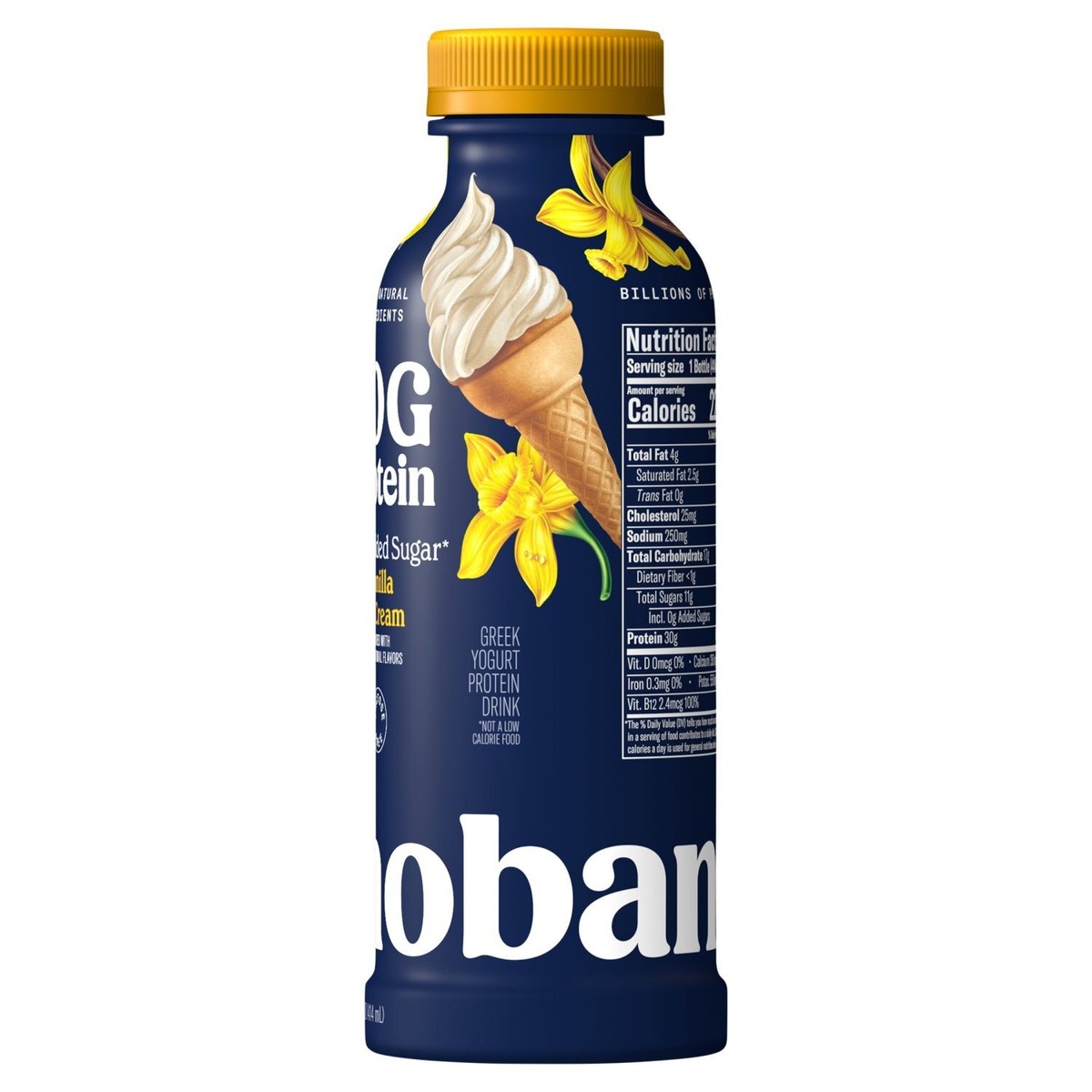 Chobani Vanilla Ice Cream Greek Yogurt Protein Drink, 14 fl oz (6