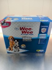 Wee Wee X Large Dog Pee Pads 28 x 34 75 Count Leak Proof Absorbent Training Pads