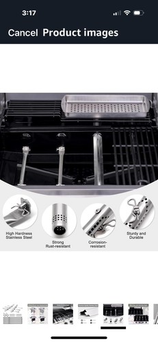 Kit de reparación para Charbroil Performance 5 quemadores 463347519, 475 4 quemadores 463347017 - Imagen 4 de 4