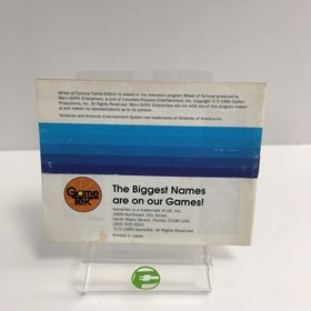 Wheel of Fortune Family Edition (Nintendo NES, Tested Works