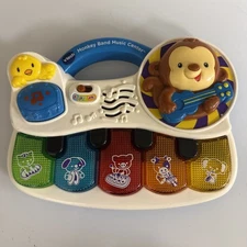 Kid Music Toy Vtech Monkey Band Music Center Tested Works