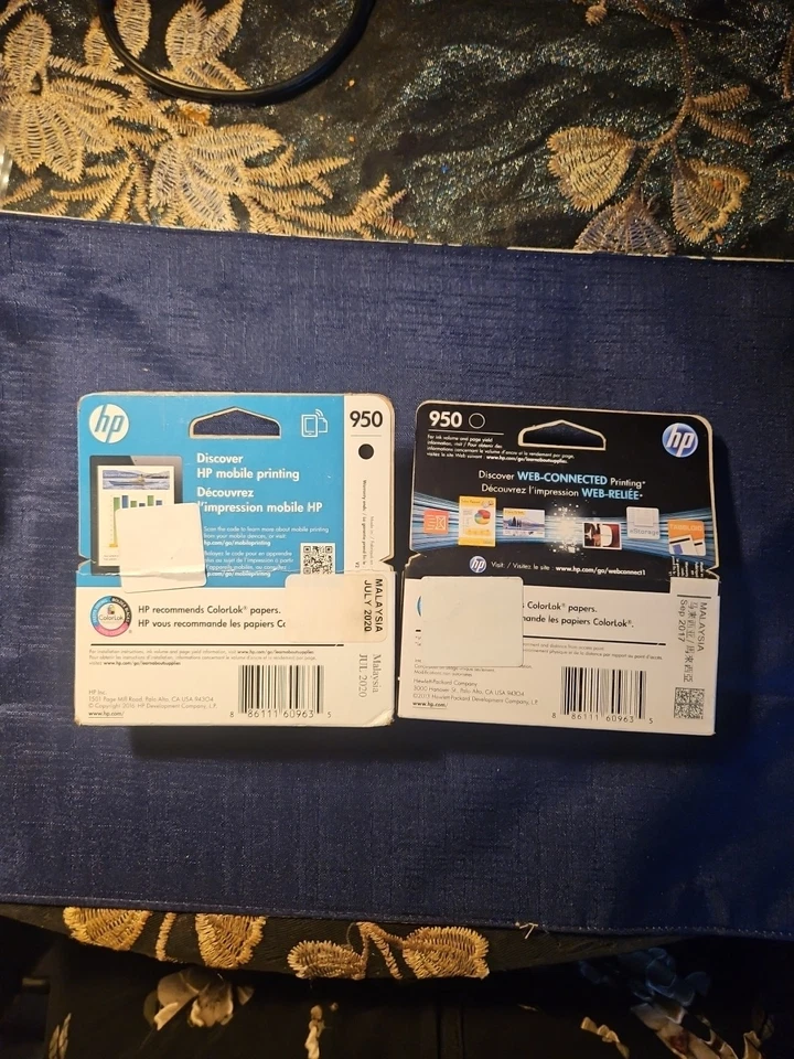 2-OEM Black hp Officejet Ink Cartridges. FREE FAST SHIPPING! - Image 2 of 4