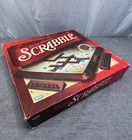 Vintage 2001 Parker Brothers SCRABBLE Deluxe Turntable Crossword Word Board Game