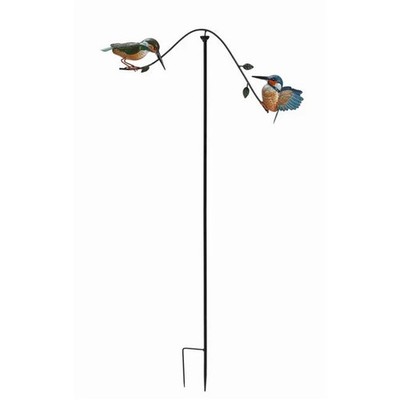 Continental Art Center 21071 Kinetic Balancing Rustic Metal Hummingbird Wind ...