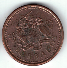 Barbados - 2005W - 1¢ - Elizabeth II - Light Version - #21518