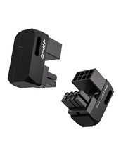 Shield Series 8-Pin PCIe GPU Power Adapter,180-Degree U-Turn Angled Connector...