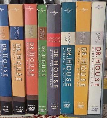 ER-STOCK-019 # COFANETTO 8 STAGIONI DVD ''DR HOUSE MEDICAL  DIVISION   23DVD