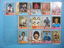 LOT 21 1974/75 O-PEE-CHEE NHL HOCKEY CARDS EX/NM NM RED BERENSON DALE TALLON OPC
