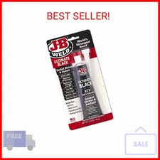 J-B Weld 32329 Ultimate Black RTV Silicone Gasket Maker and Sealant - 3 oz. - Bl