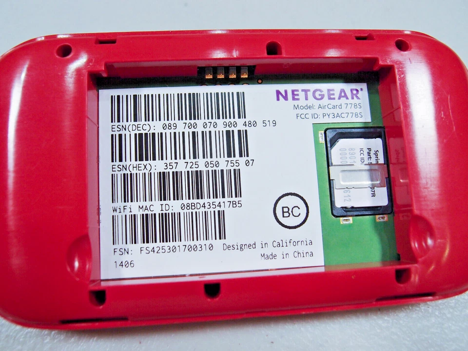 Netgear Mingle wifi hotspot AirCard 778S; FreedomPop Virgin Mobile; 2 batteries - Image 4 of 4