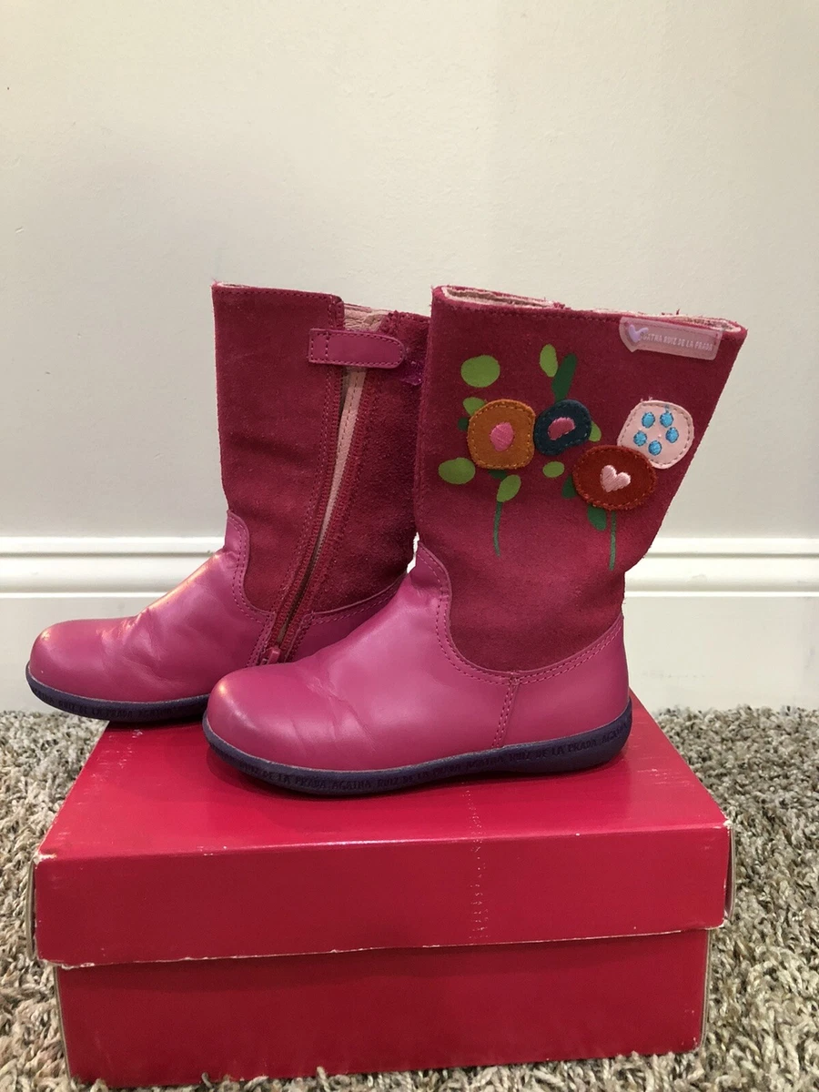 Pink prada boots top