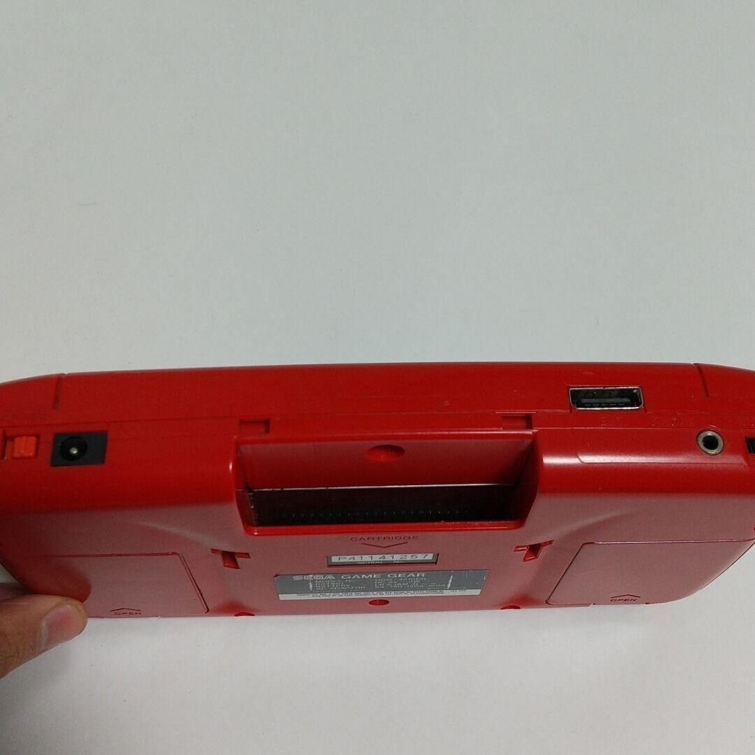 Game Gear SEGA Coca Cola Red Game Console Plus Collaboration Game Gear SEGA Coca Cola Red Game Console Plus Collaboration