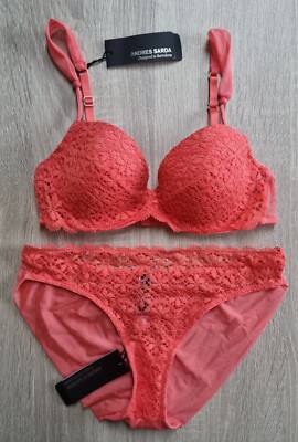 Andres Sarda 90B Set FR/BH 75B EU/Bra34B UK-US/ Höschen Gr. 38 FR und EU