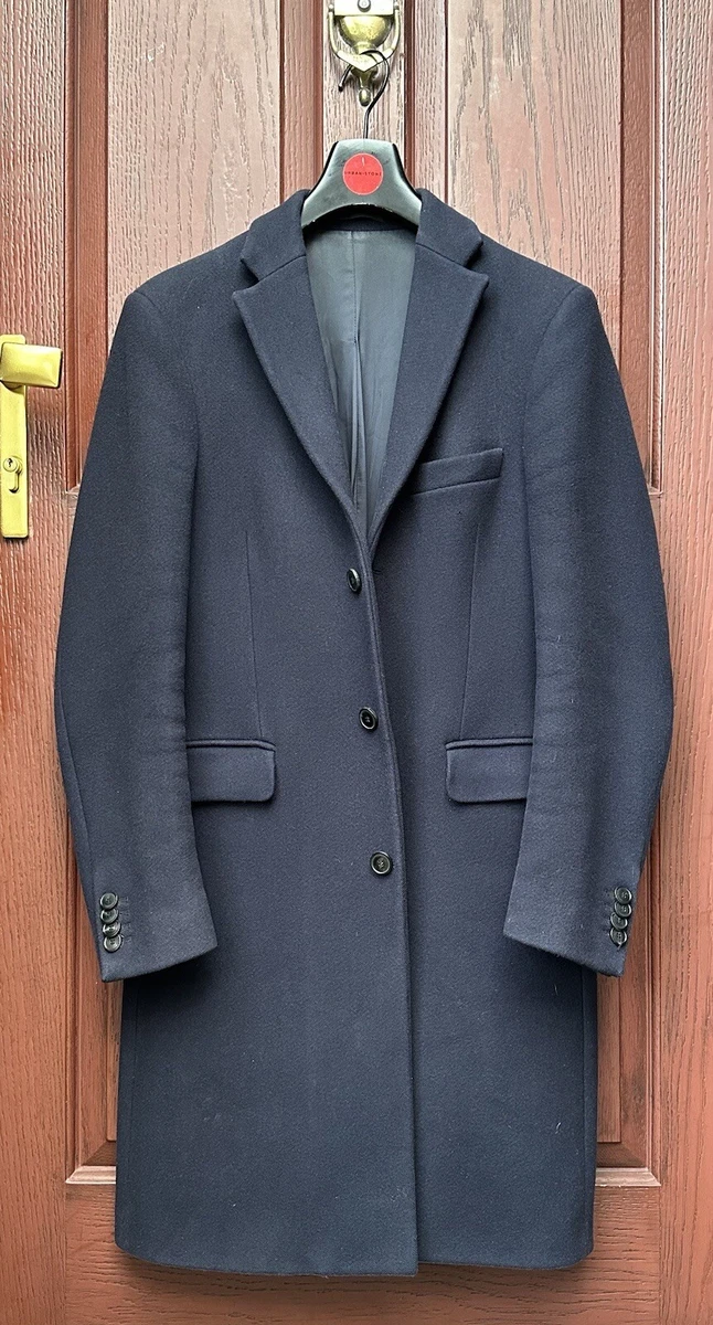 ACNES STUDIOS PAW15 BLACK GARRET WOOL COAT SIZE 38R EU48 VGC RRP