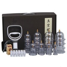 12/24Cans Thick Jars Big Vacuum Cupping Set Therapy Cellulite Body Massager