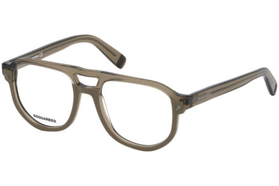 DSQUARED2 DQ5272 059 Beige Plastic Aviator Optical Eyeglasses Frame 53-18-145 RX