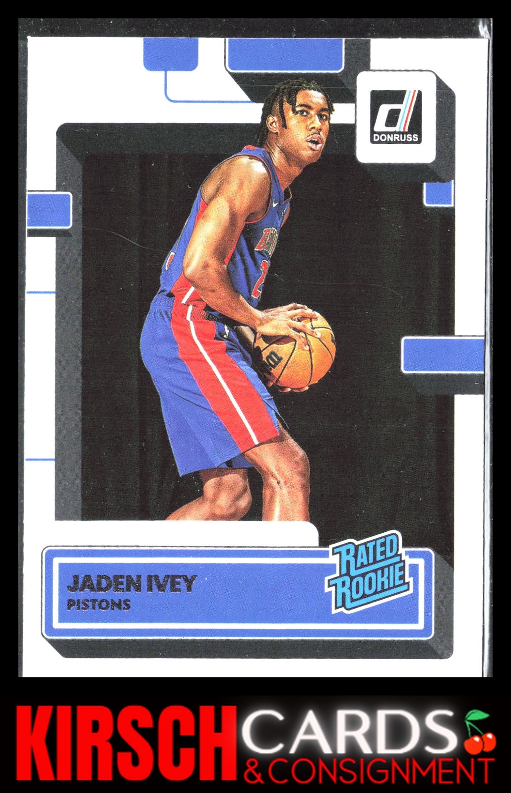Jaden Ivey 2022-23 Donruss #205 Silver Press Proof Detroit Pistons