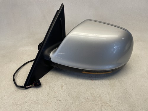 2009-2014 Audi Q5 RH Left Driver Door Side View Mirror OEM Silver Memory Fold - Foto 2 di 15