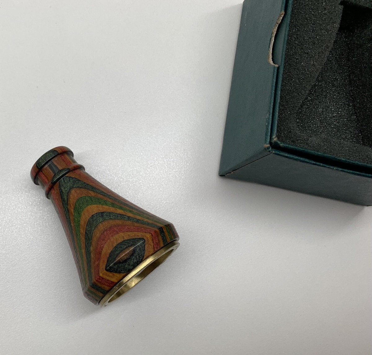 Vintage Van Cort Instruments 1987 Wood Prism Dioptric Kaleidoscope