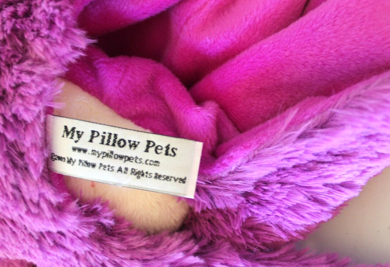 MY PILLOW PETS  PLUSH PURPLE  BUNNY HAT KIDS NEW