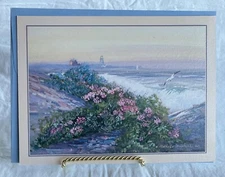 Vintage Leanin' Tree Sea Cove Gallery "With Sincere Sympathy" Greeting Card