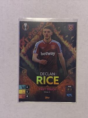 Declan Rice-Topps Total Football-Erstausgabe/100-Inferno-West Ham