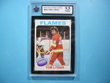 1975/76 O-PEE-CHEE NHL HOCKEY CARD #230 TOM LYSIAK KSA 9.5 NR GEM MINT 75/76 OPC