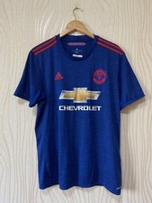 MANCHESTER UNITED 2016 2017 AWAY FOOTBALL SHIRT SOCCER JERSEY ADIDAS AI6704 sz L