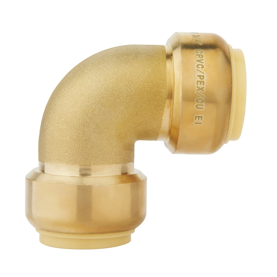 EFIELD 20 PIEZAS ACOPLAMIENTOS PUSH FIT 1/2" X 1/2", ACCESORIOS DE LATÓN CODO (10 PIEZAS/EA). Foto 4 de 4