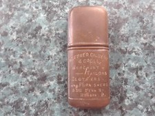 VTG READING PA HEFFNER GILBERT+CROLL ADV MATCHSAFE VESTA MERCHANT STORE