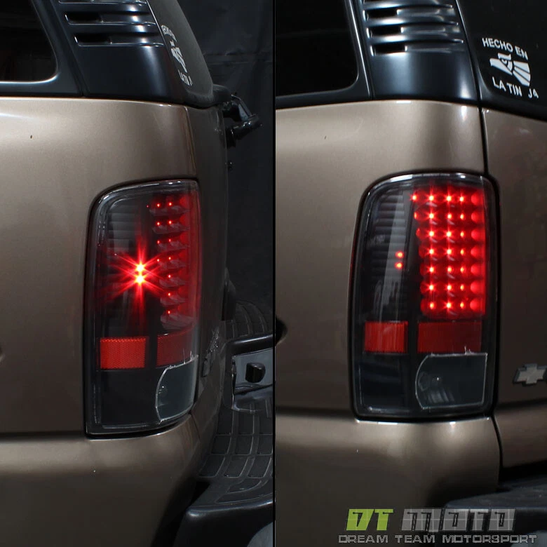 Luces traseras LED Black Smoke 2000-2006 Chevy Suburban 1500 2500 Tahoe Yukon Foto 3 de 4