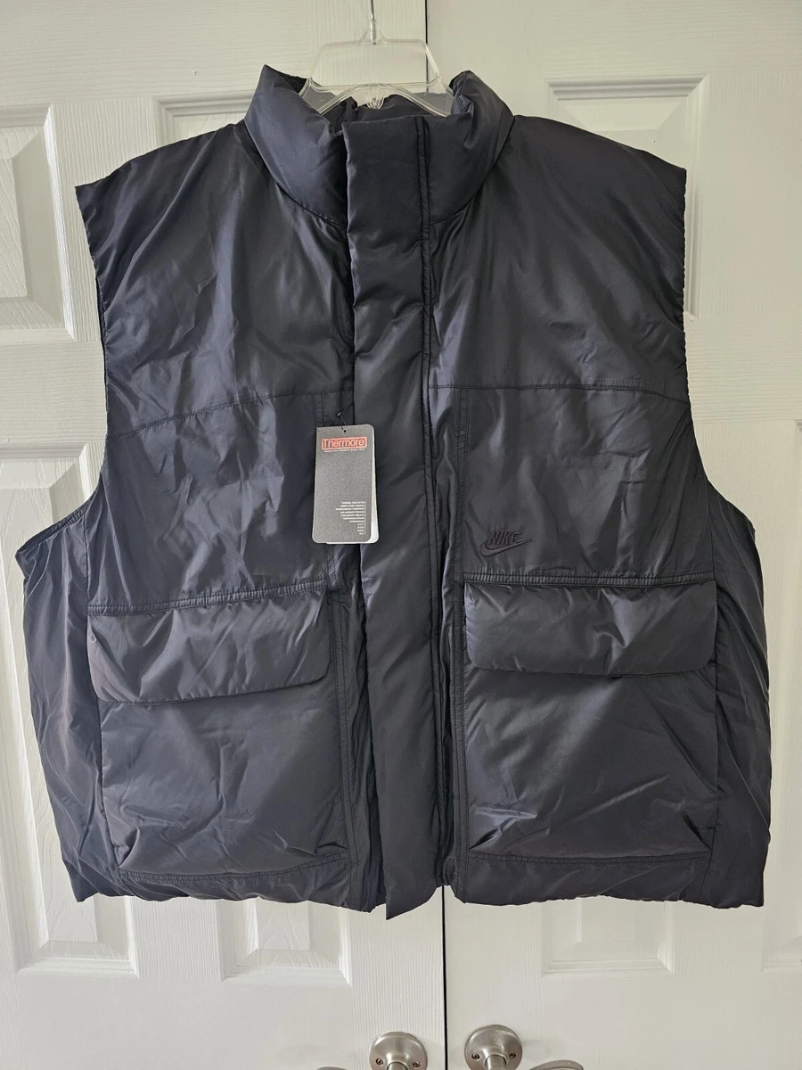 Black down cheap tech pack vest
