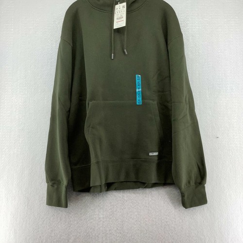 olive green pullover hoodie men's