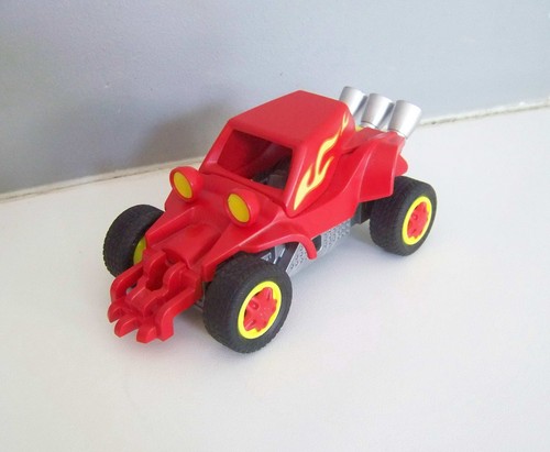 Voiture Playmobil 4184 Turbo Rouge - Figurine Course Avec Action Pull-back