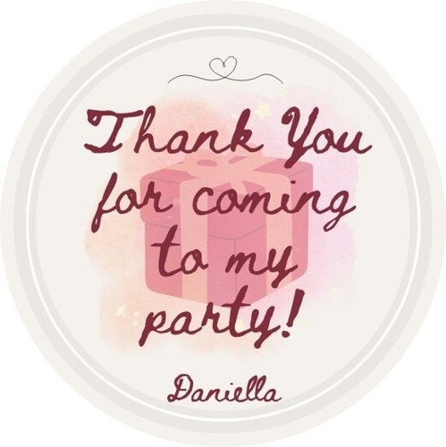 Personalised Matt Birthday Party Thank You For Coming To My Party Stickers - 第 9/13 張圖片
