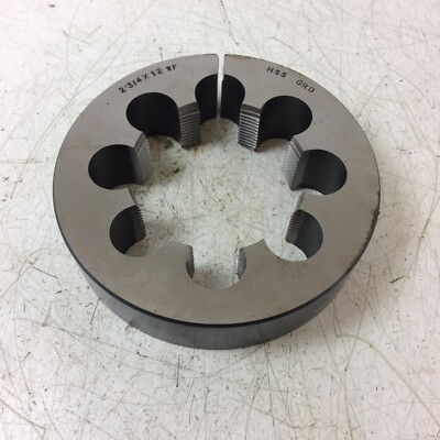 2 3/4'' x 12 TPI Whitworth Form Split Die - Gewinde 12 Weiß