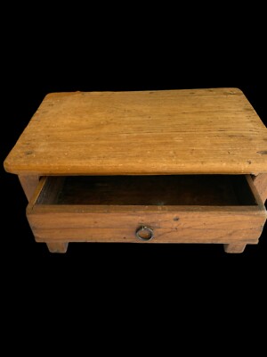 vintage Indian small wooden table- for floor desk or worship | eBay