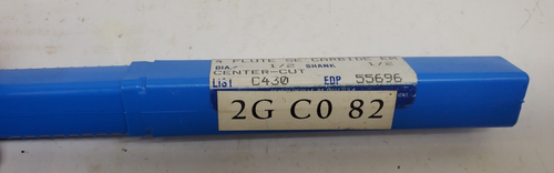 NEW-Niagara Cutter-EDP# 55696, 1/2" Dia.-1/2" Shank -4 Flute-6", Carbide, Center - Picture 4 of 9