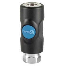 Prevost ISI061201 1/4" High Flow Safety Air Coupler FNPT
