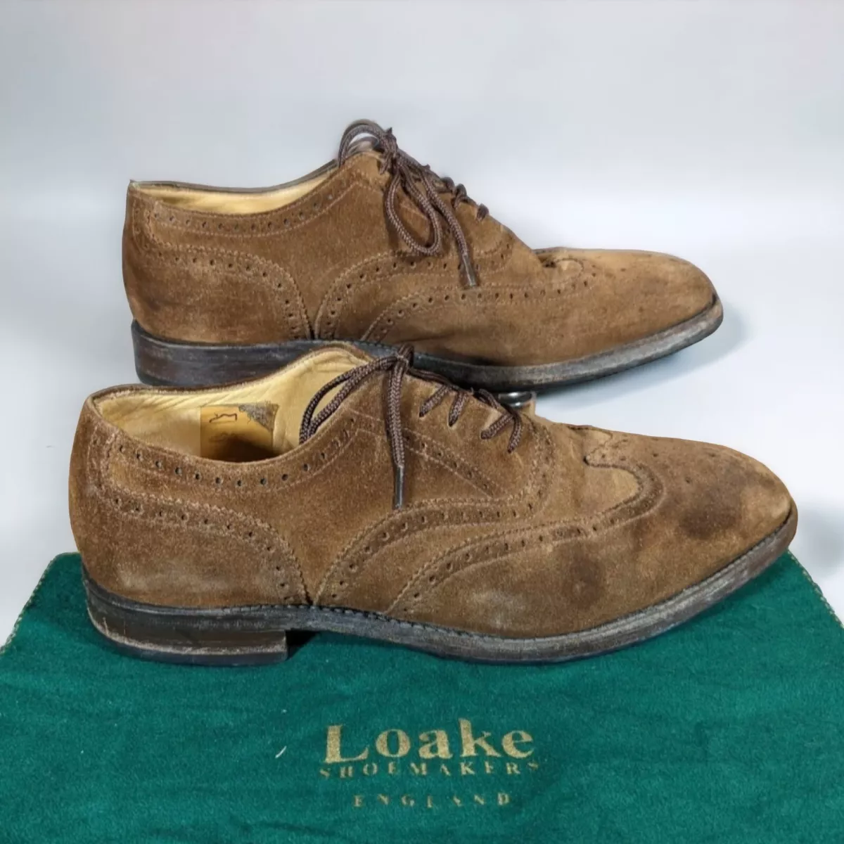 Mens suede deals brogues uk