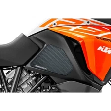 PUIG SPECIFIC SIDE TANK PADS SET FOR KTM ADVENTURE 1090 R 2021 > 2023 BLACK
