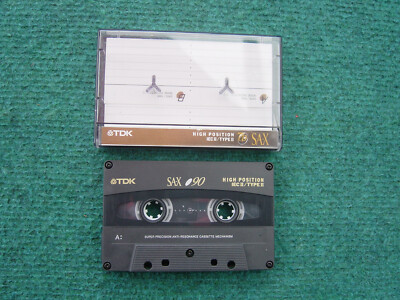 TDK SAX 90 Type II Cassette von 1995-97  / MC Tape CC / Sammler 