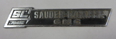 Vtg SAUDER-LYGRISSE GMC Dealership WICHITA KANSAS Emblem Logo Tag Advertising