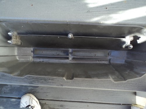 Polaris NOS Nose Cone Wedge Chassis 5430931-070 SP Gloss Black Top And Bottom - Picture 4 of 4