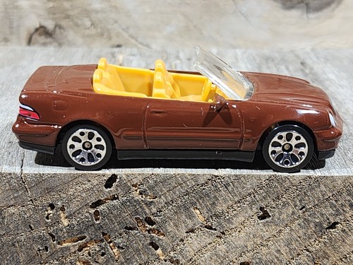 Matchbox 1999 Brown Mercedes Benz CLK Convertible First Edition Diecast Car - Picture 3 of 6