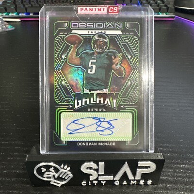 2022 Panini Obsidian SILVER PRIZMS GALAXY INK Donovan McNabb #/50 AUTO - EAGLES