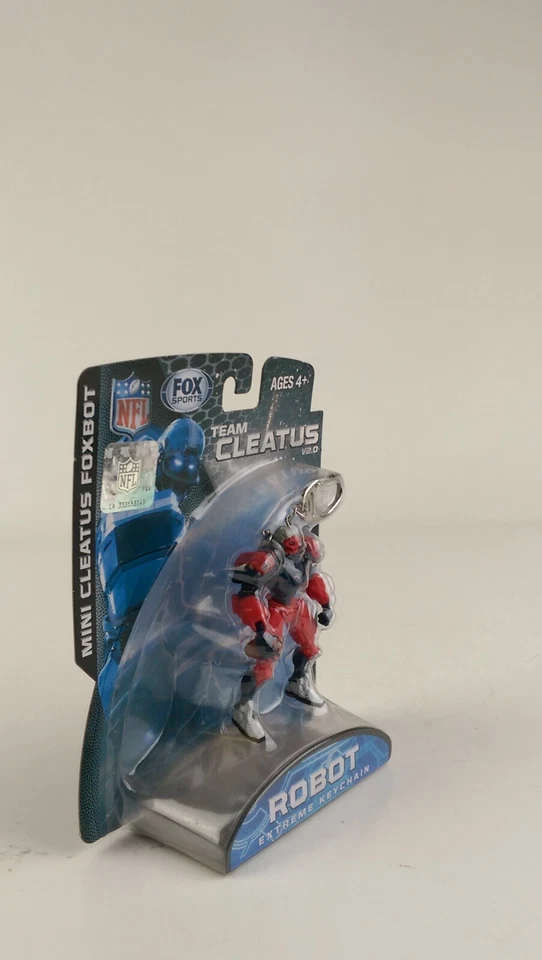 New Fox Cleatus Fox Robot Action Figure Key Chain Fob New England Patriots - Image 2 of 4
